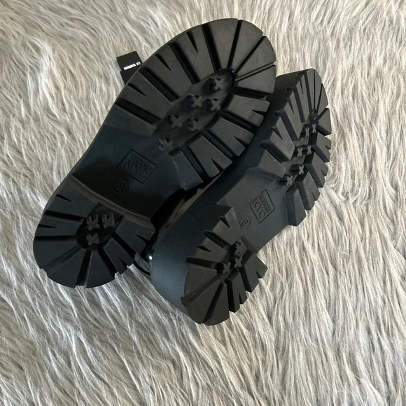 Madden NYC Platform Lug Penny Loafers Womens Size 6 Black Slip On Shoes Loafer - Picture 7 of 7